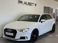 Begagnad Audi A3 Sport 131 HK (96 kW) 2020 Vit Sedan