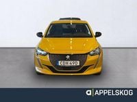 Begagnad Peugeot e-208 Allure 100 kW (136 HK) 2022 Gul Halvkombi