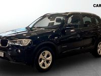 Begagnad BMW X3 191 HK (140 kW) 2016 Svart SUV