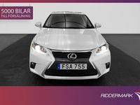 begagnad Lexus CT200h 136hk Comfort Farthållare Alcantara 0.38L/mil