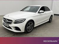 begagnad Mercedes C200 d 160hk AMG Kamera Navi Drag Välservad