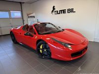 Begagnad Ferrari 458 570 HK (419 kW) 2015 Rosso scuderia Cab