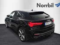 Begagnad Audi Q3 Sportback S-Line 191 HK (140 kW) 2020 Mytsvart metallic SUV