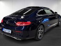 Begagnad Mercedes C220 AMG 194 HK (142 kW) 2019 Blå Sportkupé
