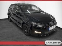 Begagnad VW Polo 86 HK (63 kW) 2010 Svart Halvkombi