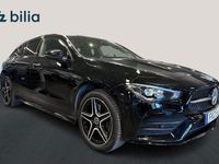 begagnad Mercedes CLA250e Shooting Brake AMG/Burmester/Widescreen/Panelbelysning 2021 Svart