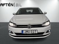 Begagnad VW Polo 95 HK (69 kW) 2018 Vit Halvkombi
