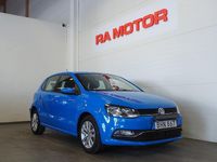 Begagnad VW Polo 90 HK (66 kW) 2015 Blå Halvkombi