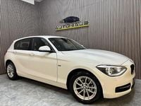 Begagnad BMW 116 Sport Line 136 HK (100 kW) 2015 Vit Halvkombi