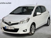 Begagnad Toyota Yaris Active 99 HK (72 kW) 2013 Vit Halvkombi