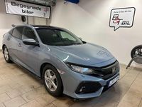 Begagnad Honda Civic Sport Plus 182 HK (133 kW) 2017 Grå metallic Halvkombi