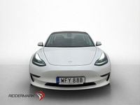 Begagnad Tesla Model 3 Long Range AWD 366 kW (498 HK) 2021 Vit Sedan