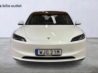 Begagnad Tesla Model 3 Long Range AWD 366 kW (498 HK) 2023 Vit Sedan