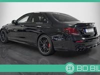 Begagnad Mercedes E63S AMG 612 HK (450 kW) 2017 Svart Sedan