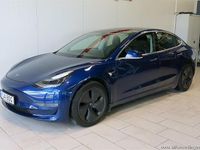 Begagnad Tesla Model 3 Long Range AWD 366 kW (498 HK) 2020 Blå Sedan