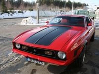 Begagnad Ford Mustang Mach 1 214 HK (157 kW) 1971 Röd Cab
