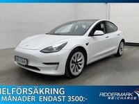 Begagnad Tesla Model 3 Long Range AWD 366 kW (498 HK) 2021 Vit Sedan