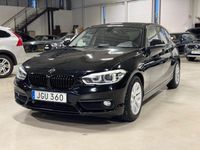 Begagnad BMW 116 Advantage 116 HK (85 kW) 2015 Svart Halvkombi