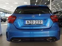 Begagnad Mercedes 180 AMG line 122 HK (89 kW) 2016 Blå Sedan