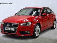 Begagnad Audi A3 Sportback 2015 Röd Halvkombi