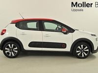 Begagnad Citroën C3 PureTech 82 HK (60 kW) 2018 Vit Halvkombi