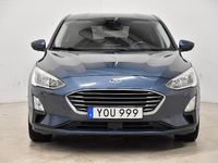 Begagnad Ford Focus Titanium 125 HK (91 kW) 2018 Blå Halvkombi