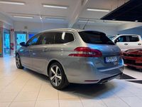 Begagnad Peugeot 308 SW GT-line 131 HK (96 kW) 2018 Grå artense metallic Kombi