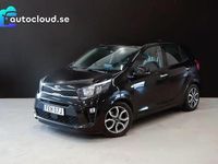 Begagnad Kia Picanto Advance 67 HK (49 kW) 2021 Svart Halvkombi