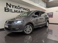 Begagnad VW Sharan 150 HK (110 kW) 2017 Mörkgrå (grå) Minibuss