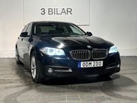 Begagnad BMW 520 190 HK (139 kW) 2016 Svart Sedan