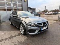 Begagnad Mercedes C220 AMG line 170 HK (125 kW) 2018 Grå Kombi