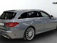 Begagnad Mercedes C220 AMG line 194 HK (142 kW) 2018 Grå Kombi