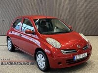 Begagnad Nissan Micra 65 HK (47 kW) 2006 Röd Halvkombi