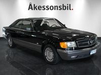 Begagnad Mercedes 560 241 HK (177 kW) 1989 Svart Sportkupé