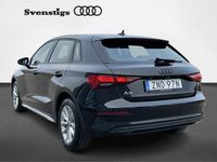 Begagnad Audi A3 Proline 150 HK (110 kW) 2022 Svart Sedan
