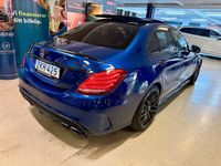 Begagnad Mercedes C63 AMG AMG 510 HK (375 kW) 2016 Blå Sedan