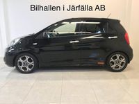 Begagnad Kia Picanto 67 HK (49 kW) 2015 Svart Halvkombi
