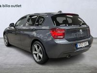 begagnad BMW 118 d Rattvärme P-sensorer Bi-Xenon Keyless Bluetooth