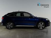 Begagnad Audi Q5 Sportback S-Line 207 HK (152 kW) 2021 Navarrablå metallic SUV