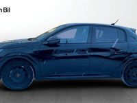 Begagnad Peugeot e-208 GT-line 100 kW (136 HK) 2022 Svart Halvkombi
