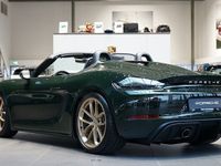 begagnad Porsche 718 Spyder 420 hk PTS Brewster Green 2022