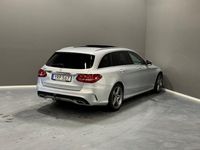 begagnad Mercedes C220 T d 9G-Tronic AMG PANORAMA