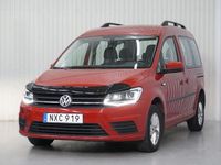 Begagnad VW Caddy 102 HK (75 kW) 2016 Röd Minibuss