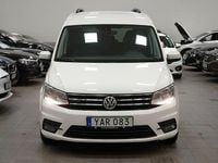 Begagnad VW Caddy 150 HK (110 kW) 2015 Vit Minibuss