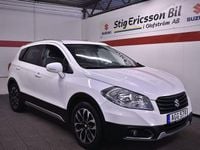 Begagnad Suzuki SX4 S-Cross Exclusive 120 HK (88 kW) 2014 Vit