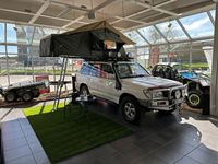 begagnad Toyota Land Cruiser 4.2D 4WD Expedition Overlanding Taktält Winch
