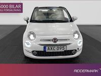 begagnad Fiat 500C 500 C1.2 8V Lounge Sensorer Värmare 0.49L mil 2015, Cab