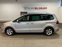 begagnad VW Sharan 2.0TDI 7-sit Premium Aut Värmare Drag Pano