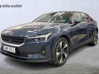 Begagnad Polestar 2 Long Range Single Motor 219 kW (299 HK) 2023 Blå Halvkombi