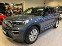 Begagnad Ford Explorer Hybrid Platinum 457 HK (336 kW) 2021 Blå SUV